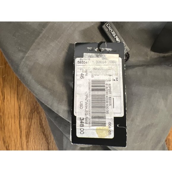 Empório Armani Vintage Grey Pants Made in Italy - Picture 9 of 9